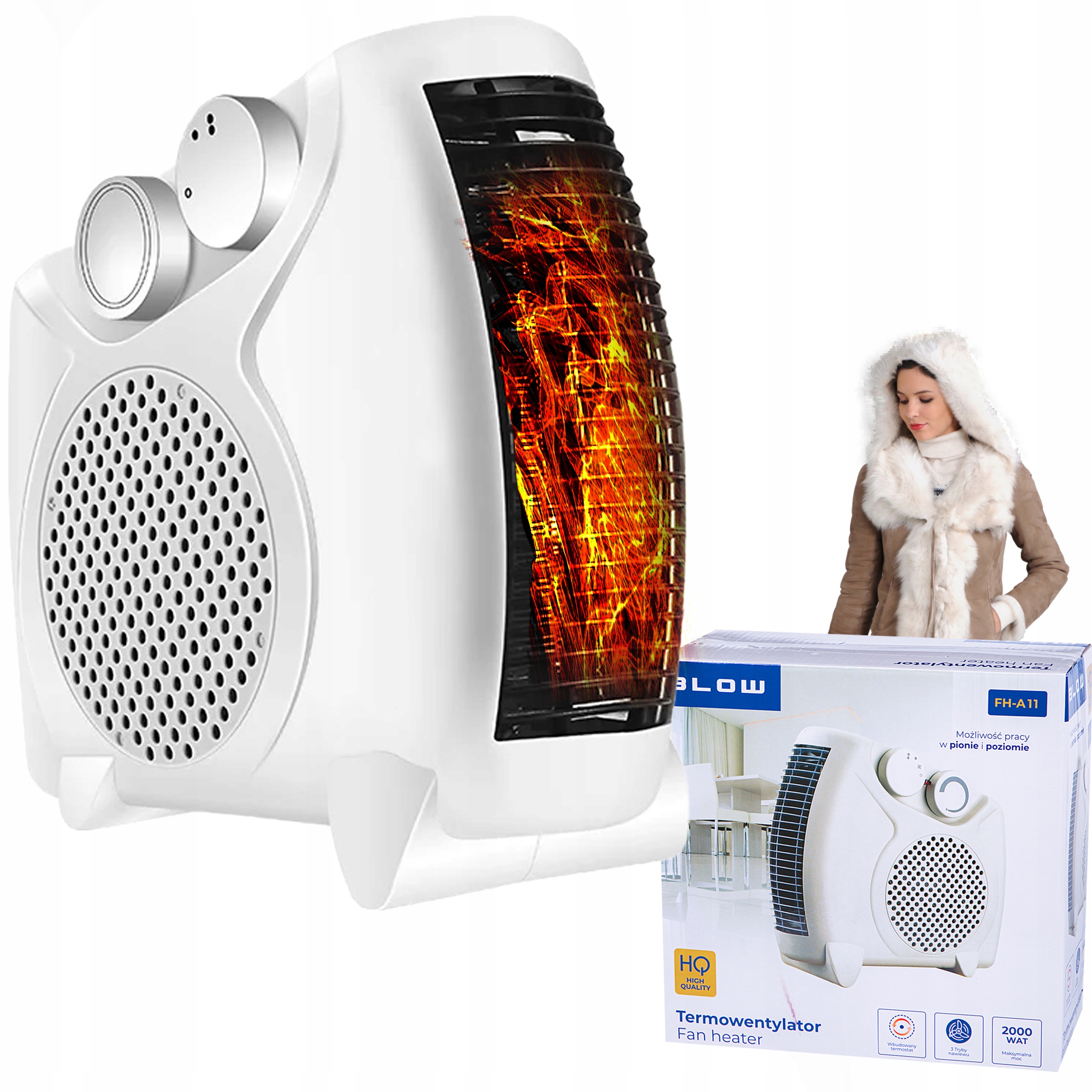 Termoventylátor FH-A02 2000 W